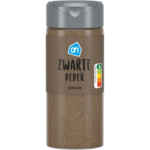 Zwarte peper gemalen