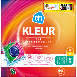 Wascapsules 3-in-1 kleur