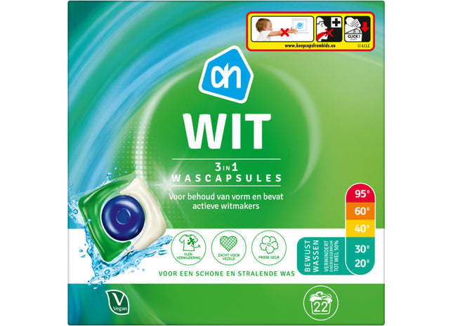 Wascapsules 3-in-1 wit