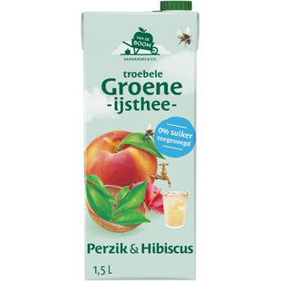 Van de Boom Troebele groene ijsthee perzik hibiscus