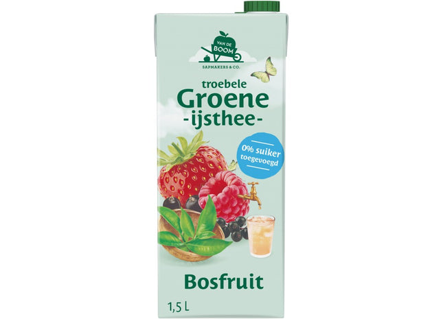 Van de Boom Troebele groene ijsthee bosfruit