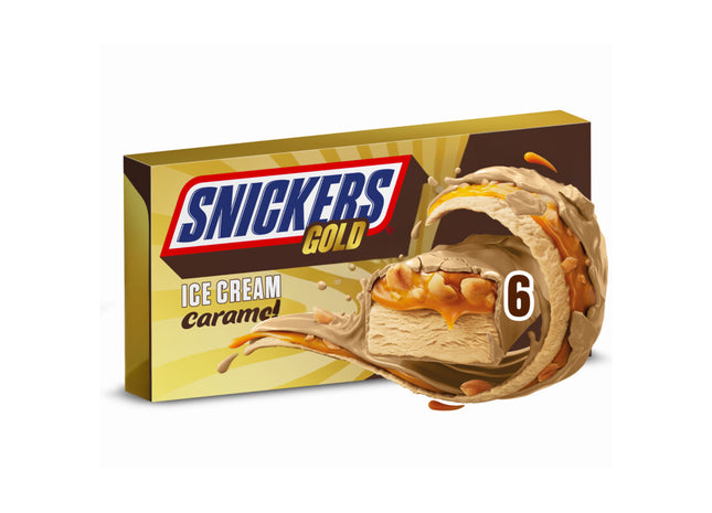Snickers Gold ice cream caramel