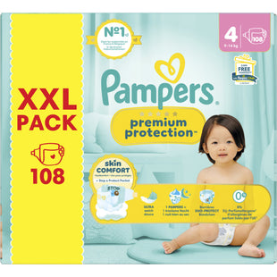 Pampers Premium protection luiers 4 XXL pack