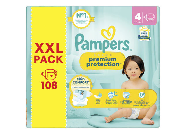 Pampers Premium protection luiers 4 XXL pack