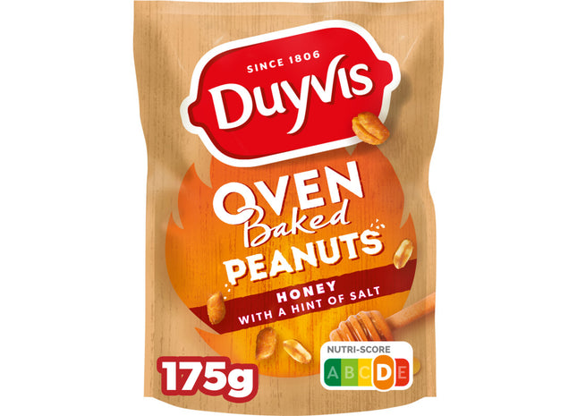 Duyvis Oven baked peanuts honey salt