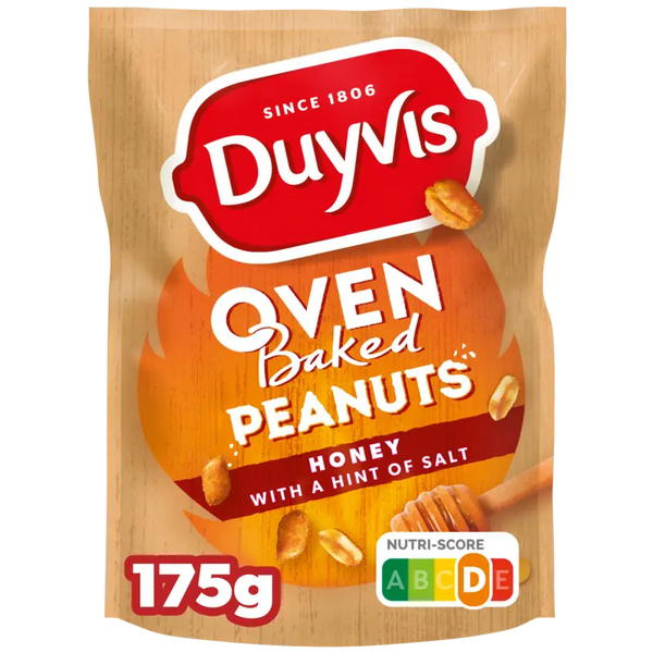 Duyvis Oven baked peanuts honey salt