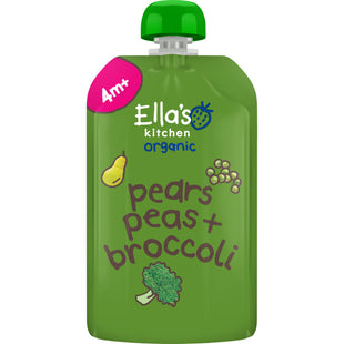 Ella's kitchen Peren, doperwten + broccoli 4m+ bio