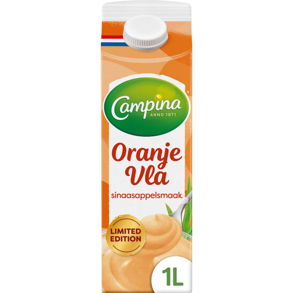 Campina Limited edition oranje vla sinaasappel