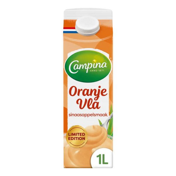Campina Limited edition oranje vla sinaasappel