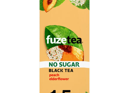 Fuze Tea Black tea peach elderflower no sugar