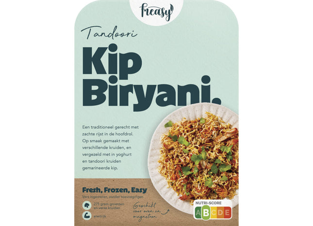 Freasy Tandoori kip biryani