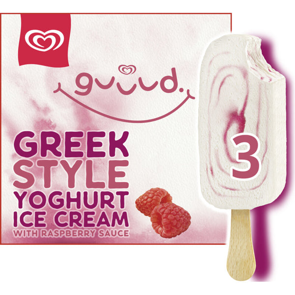 Ola Greek style yoghurt ice cream raspberry