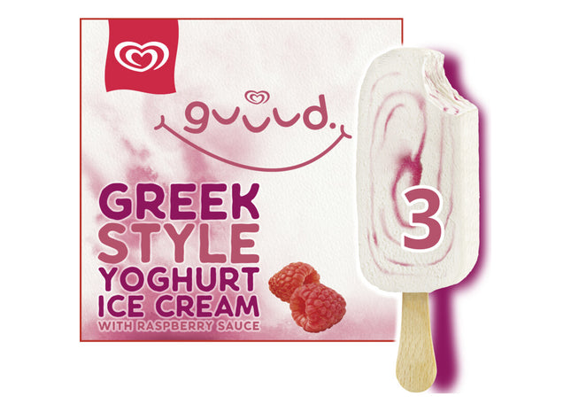 Ola Greek style yoghurt ice cream raspberry