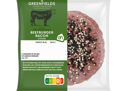 Greenfields Beefburger bacon 2 stuks
