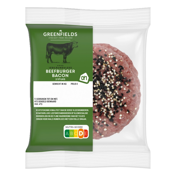 Greenfields Rindfleischburger mit Speck 2 Stück