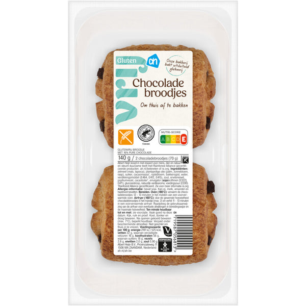 Glutenvrij Chocolade broodjes
