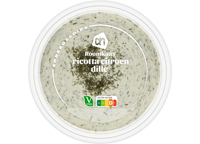 Roomkaas ricotta citroen dille