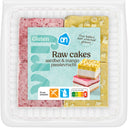Glutenvrij Raw cakes aardbei en passievrucht mango