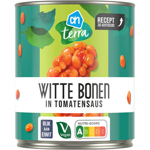 Witte bonen in tomatensaus