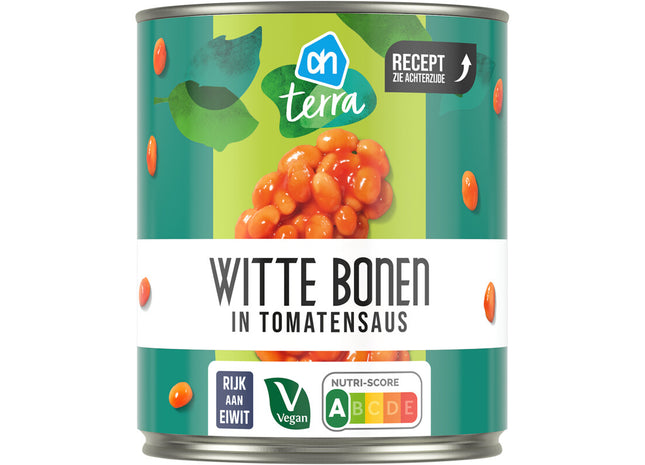 Witte bonen in tomatensaus
