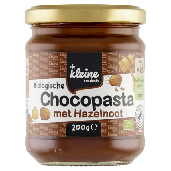 The Little Kitchen Organic hazelnut chocolate spread for children