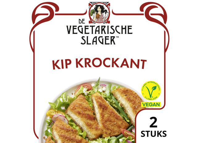 Vegetarische Slager Vegan kip krockant