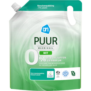 Puur wasmiddel wit navulling