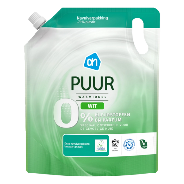 Puur Waschmittel Weiß Nachfüllpackung