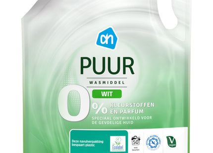 Puur wasmiddel wit navulling