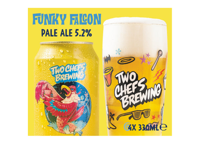 Two Chefs Brewing Funky falcon 4-pack