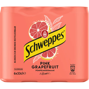 Schweppes Pink grapefruit 6-pack