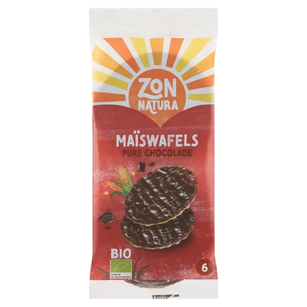 Zonnatura Maiswafel chocolade puur