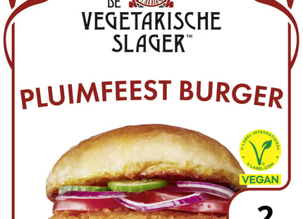 Vegetarische Slager Vegan pluimfeestburger