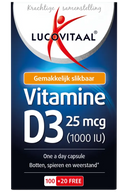 Lucovitaal Vitamin D3 25 mcg capsules