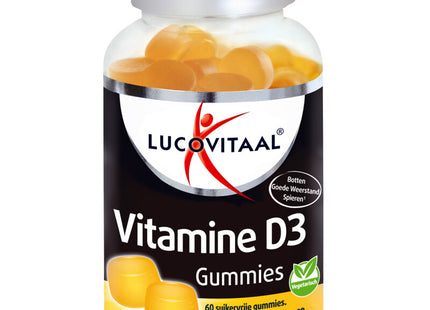 Lucovitaal Vitamine D3 gummies sinaasappelsmaak