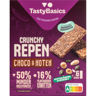 TastyBasics Crunchy repen choco & noten