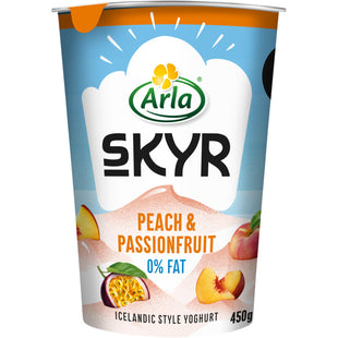 Arla Skyr peach & passionfruit 0% fat