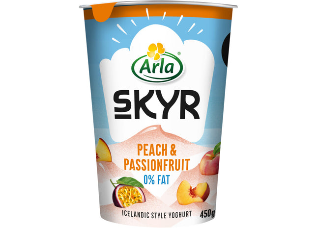 Arla Skyr peach & passionfruit 0% fat