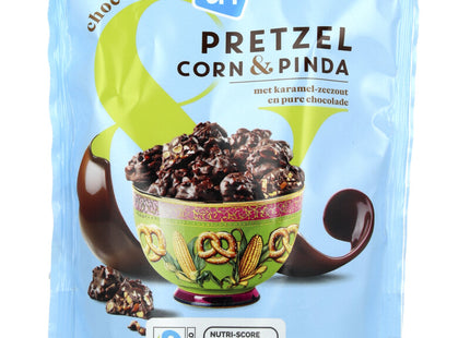 Chocobites pretzel corn & pinda