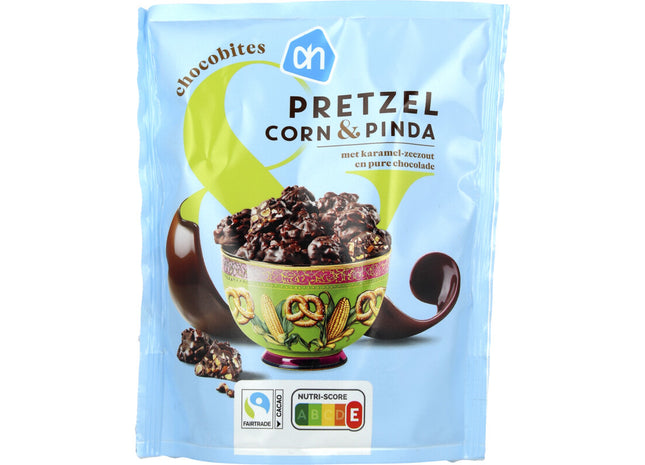 Chocobites pretzel corn & pinda