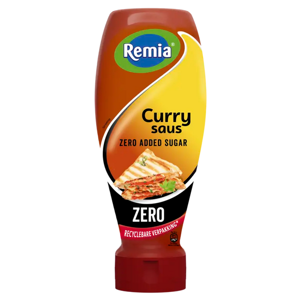 Remia Curry saus zero added sugar