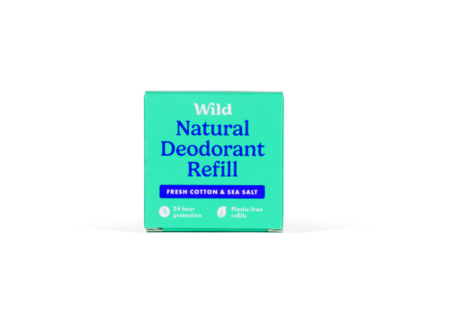 Wild Deodorant fresh cotton & sea salt refill