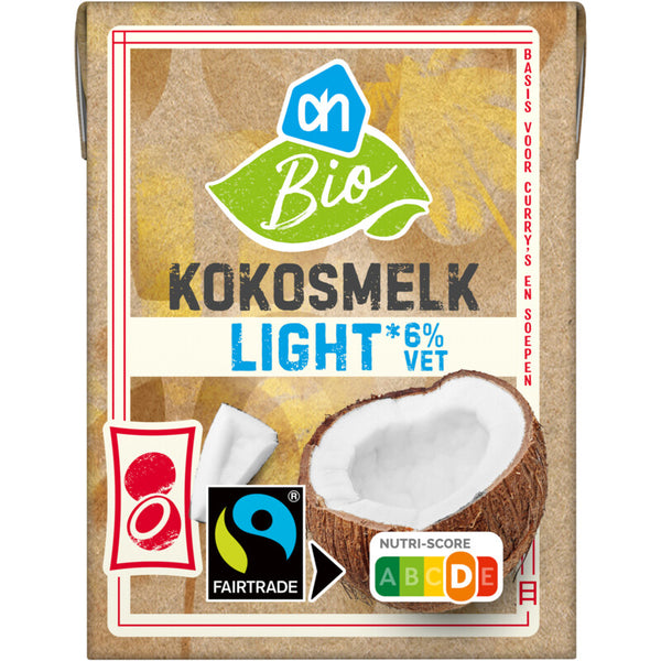 Biologisch Kokosmelk light 6% vet