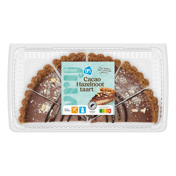 Glutenvrij Cacao hazelnoot taart