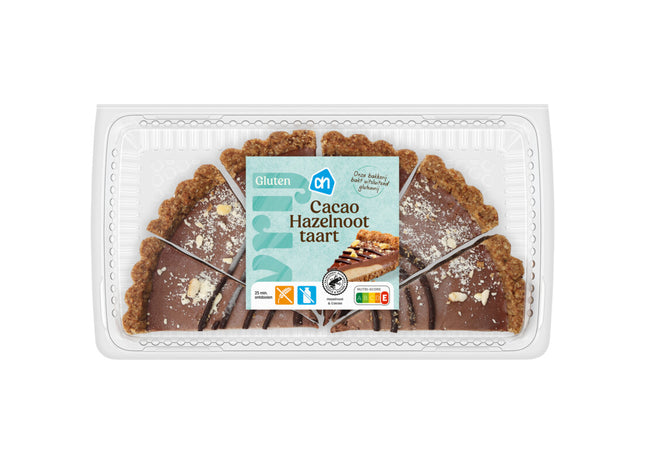 Glutenvrij Cacao hazelnoot taart
