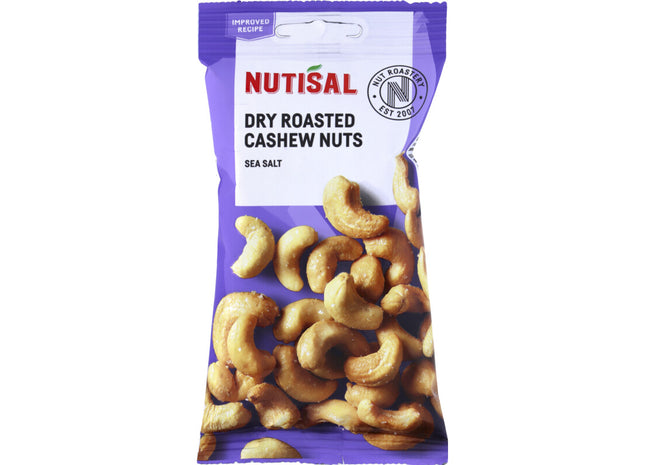 Nutisal Dry roasted cashew nuts sea salt