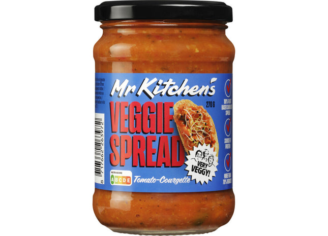 Mister kitchen's Veggie spread & dip tomaat courgette