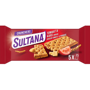 Sultana Crunchers tomaat & kaas smaak