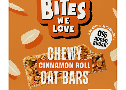 BitesWeLove Chewy cinnamon roll oat bars