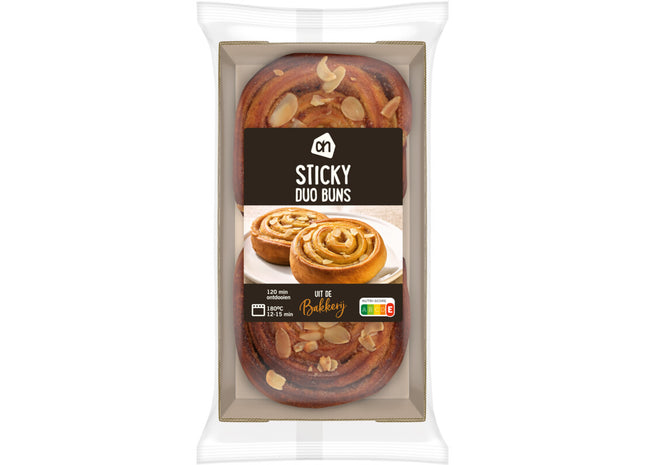 Sticky duo buns